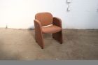Ahrend | Vergaderstoel/ fauteuil | Tweedehands | Teracotta gestoffeerd | Met armleggers | VS362