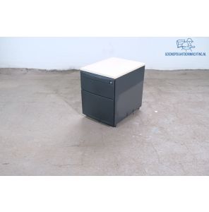 Aspa | Ladeblok | Tweedehands | Antraciet | Ahorn blad | 3 lades | LB359