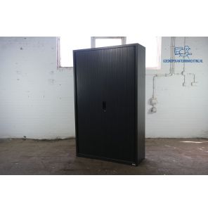 Lensvelt | Roldeurkast | Tweedehands | Antraciet | 4 legborden | HK284