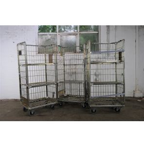 Rolcontainer | Textielcontainer | Tweedehands | Verrijdbaar | Dubeldeks | KI209