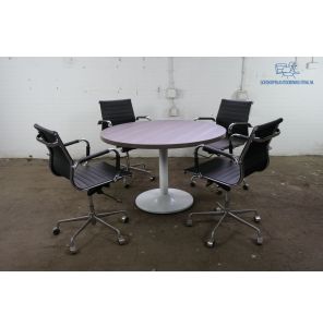 Lensvelt | Vergadertafel | Jong gebruikt | Kastanje blad | Wit trompetvoet | VT281