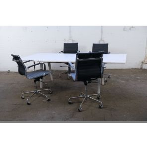 Vitra Joyn | Vergadertafel | Tweedehands | Wit blad | Wit frame | VT301