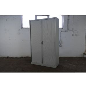 Lensvelt | Roldeurkast | Tweedehands | Grijs | 4 legborden | HK290