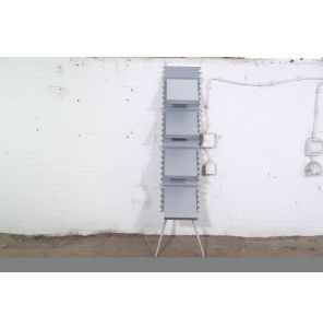 Laurens Fisher | Brochurehouder | Folderdisplay | Tweedehands | Zilvergrijs | KI252