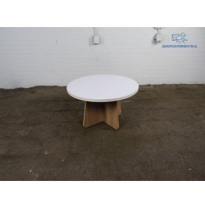 Bijzettafeltje | Tweedehands | Wit topblad | Design  OT258