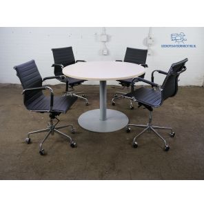 Bijzettafeltje | Tweedehands | Blad naar keuze | Grijs frame | OT267