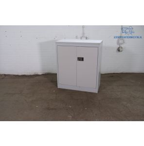 Bulo | Printerkast | Tweedehands | Grijs | 1 legbord | MK297