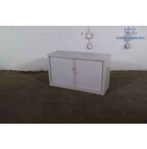 Roldeurkast | Tweedehands | Grijs | 1 legbord | LK259