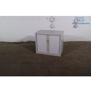 Roldeurkast | Tweedehands | Grijs | 1 legbord | LK260
