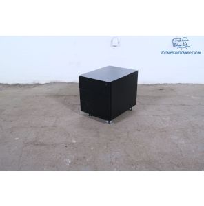 Ladeblok | Tweedehands | Zwart | 3 lades | Geremde wielen | LB361