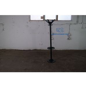 Staande kapstok | Tweedehands | Zwart | 165 cm | 10 hakjes | KI273