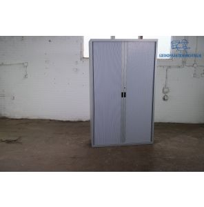 Roldeurkast | Tweedehands | Grijs | 4 legborden | HK310