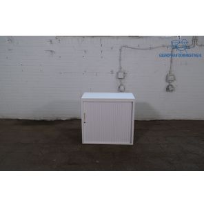 Tweedehands Roldeurkast Wit 75x80x43 cm 1 Legbord