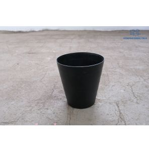 Tweedehands Stapelbare Papierbak Zwart Kunststof Trapezium 23L