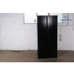 Tweedehands Bisley Draaideurkast Zwart 197 cm 4 Legborden