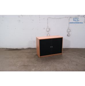 Tweedehands Roldeurkast Kersen/Zwart 100 cm Compact