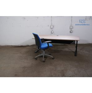 Tweedehands Robson Bureau 180x80 Robson Eiken Zwart frame Verstelbaar