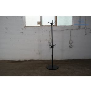 Tweedehands Staande Kapstok Zwart 16 Haakjes 186 cm Zeer Nette Staat