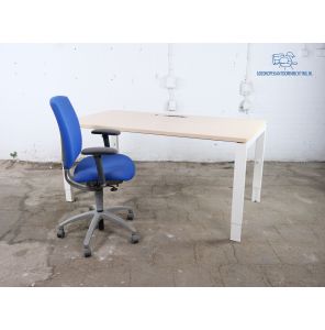 Gispen | Bureau | Tweedehands | Eiken blad | Wit BT390