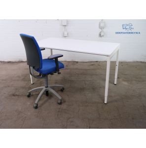 Drentea | Bureau | Tweedehands | Wit blad | Wit frame | BT413