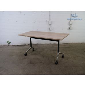 Gispen | Klaptafel | Tweedehands | Robson eiken blad | Verrijdbaar | OT280
