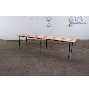 Kleedkamer bankje | Z.G.A.N. | Beuken | Antraciet frame | OS278