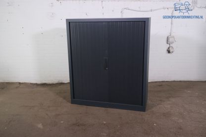 Mewaf | Roldeurkast | Tweedehands | Antraciet | 2 legborden | MK303