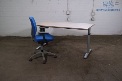 Bureau | Jong gebruikt | Robson eiken blad | Grijs frame | BT495