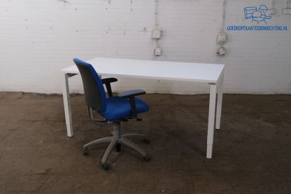 Tweedehands Bureau Verstelbaar 160x80 cm Wit N-Poot