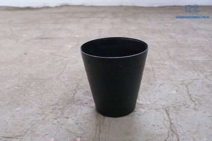 Tweedehands Stapelbare Papierbak Zwart Kunststof Trapezium 23L