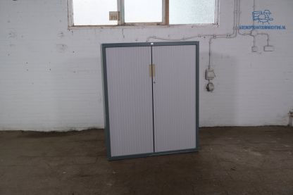 Tweedehands Schaffenburg Roldeurkast Grijs 145 x 120 cm