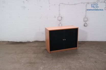 Tweedehands Roldeurkast Kersen/Zwart 100 cm Compact