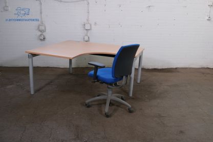 Tweedehands Palmberg Hoekbureau Links Verstelbaar 160x140 cm Beuken